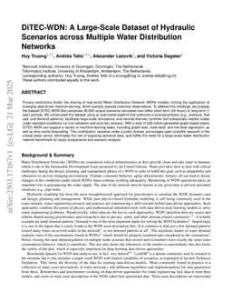 DiTEC-WDN: A Large-Scale Dataset of Hydraulic Scenarios across Multiple Water Distribution Networks