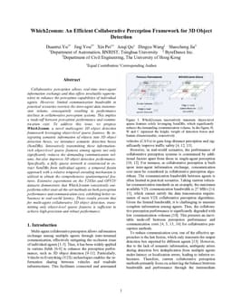 Which2comm: An Efficient Collaborative Perception Framework for 3D Object Detection