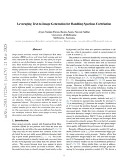 Leveraging Text-to-Image Generation for Handling Spurious Correlation