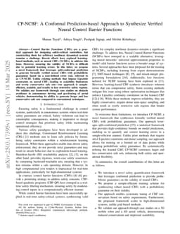 CP-NCBF: A Conformal Prediction-based Approach to Synthesize Verified Neural Control Barrier Functions