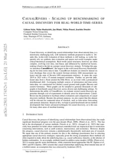 CausalRivers -- Scaling up benchmarking of causal discovery for real-world time-series