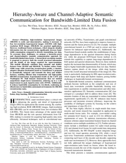 Hierarchy-Aware and Channel-Adaptive Semantic Communication for Bandwidth-Limited Data Fusion