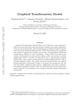 Graphical Transformation Models