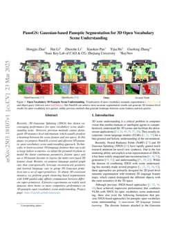 PanoGS: Gaussian-based Panoptic Segmentation for 3D Open Vocabulary Scene Understanding
