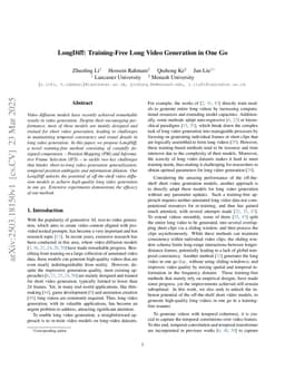 LongDiff: Training-Free Long Video Generation in One Go
