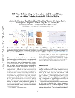 Diff-Palm: Realistic Palmprint Generation with Polynomial Creases and Intra-Class Variation Controllable Diffusion Models