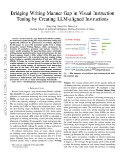 Bridging Writing Manner Gap in Visual Instruction Tuning by Creating LLM-aligned Instructions