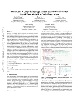ModiGen: A Large Language Model-Based Workflow for Multi-Task Modelica Code Generation