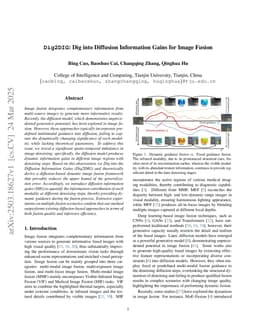 Dig2DIG: Dig into Diffusion Information Gains for Image Fusion
