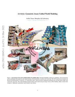 Aether: Geometric-Aware Unified World Modeling