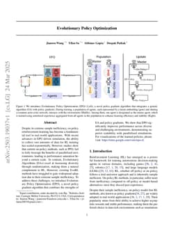 Evolutionary Policy Optimization