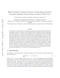 High Probability Complexity Bounds of Trust-Region Stochastic Sequential Quadratic Programming with Heavy-Tailed Noise