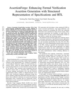 AssertionForge: Enhancing Formal Verification Assertion Generation with Structured Representation of Specifications and RTL