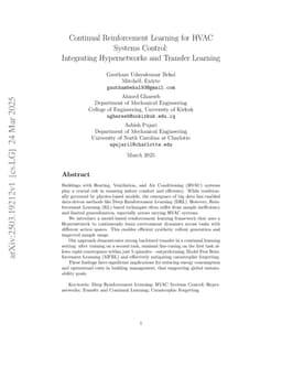 Continual Reinforcement Learning for HVAC Systems Control: Integrating Hypernetworks and Transfer Learning