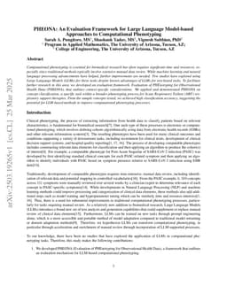 PHEONA: An Evaluation Framework for Large Language Model-based Approaches to Computational Phenotyping