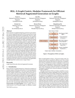 RGL: A Graph-Centric, Modular Framework for Efficient Retrieval-Augmented Generation on Graphs