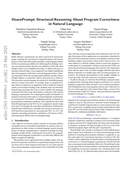 HoarePrompt: Structural Reasoning About Program Correctness in Natural Language