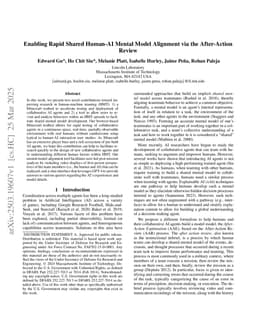 Enabling Rapid Shared Human-AI Mental Model Alignment via the After-Action Review
