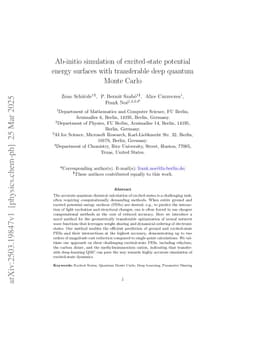 Ab-initio simulation of excited-state potential energy surfaces with transferable deep quantum Monte Carlo