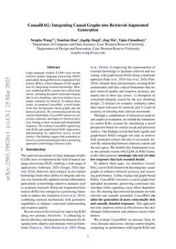 CausalRAG: Integrating Causal Graphs into Retrieval-Augmented Generation