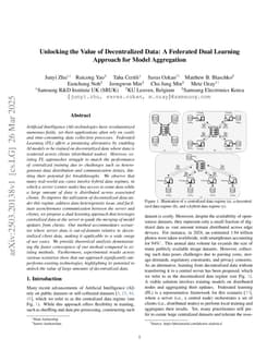 Unlocking the Value of Decentralized Data: A Federated Dual Learning Approach for Model Aggregation