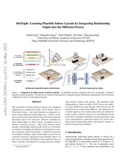RelTriple: Learning Plausible Indoor Layouts by Integrating Relationship Triples into the Diffusion Process