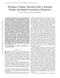 SChanger: Change Detection from a Semantic Change and Spatial Consistency Perspective