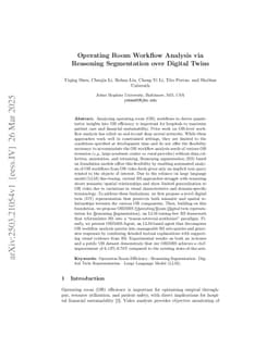 Operating Room Workflow Analysis via Reasoning Segmentation over Digital Twins