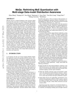 MoQa: Rethinking MoE Quantization with Multi-stage Data-model Distribution Awareness