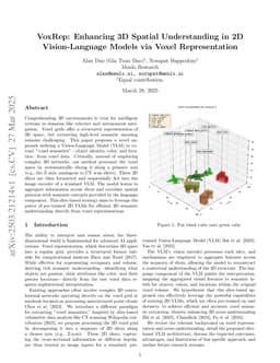 VoxRep: Enhancing 3D Spatial Understanding in 2D Vision-Language Models via Voxel Representation