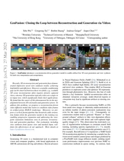 GenFusion: Closing the Loop between Reconstruction and Generation via Videos