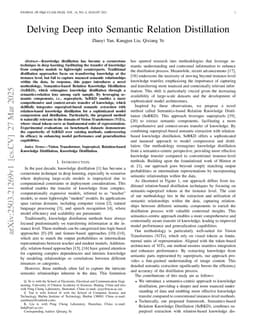 Delving Deep into Semantic Relation Distillation