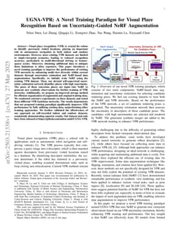 UGNA-VPR: A Novel Training Paradigm for Visual Place Recognition Based on Uncertainty-Guided NeRF Augmentation