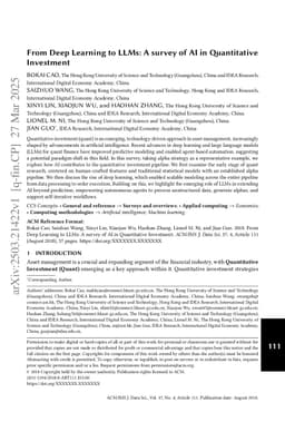 From Deep Learning to LLMs: A survey of AI in Quantitative Investment