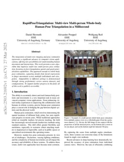 RapidPoseTriangulation: Multi-view Multi-person Whole-body Human Pose Triangulation in a Millisecond