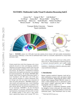 MAVERIX: Multimodal Audio-Visual Evaluation Reasoning IndeX
