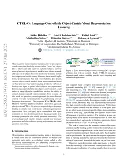 CTRL-O: Language-Controllable Object-Centric Visual Representation Learning