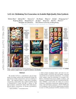 LeX-Art: Rethinking Text Generation via Scalable High-Quality Data Synthesis
