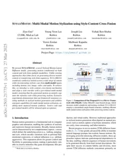 StyleMotif: Multi-Modal Motion Stylization using Style-Content Cross Fusion