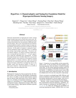 HyperFree: A Channel-adaptive and Tuning-free Foundation Model for Hyperspectral Remote Sensing Imagery