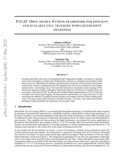 PyUAT: Open-source Python framework for efficient and scalable cell tracking