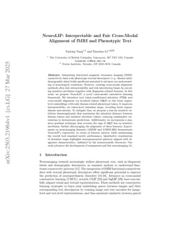 NeuroLIP: Interpretable and Fair Cross-Modal Alignment of fMRI and Phenotypic Text