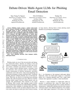 Debate-Driven Multi-Agent LLMs for Phishing Email Detection