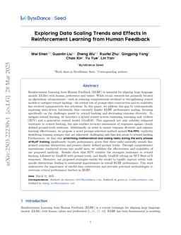 Exploring Data Scaling Trends and Effects in Reinforcement Learning from Human Feedback