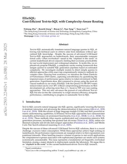 EllieSQL: Cost-Efficient Text-to-SQL with Complexity-Aware Routing