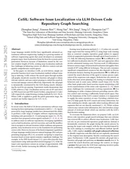 CoSIL: Software Issue Localization via LLM-Driven Code Repository Graph Searching