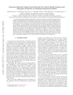 Symmetry-Informed Graph Neural Networks for Carbon Dioxide Isotherm and Adsorption Prediction in Aluminum-Substituted Zeolites