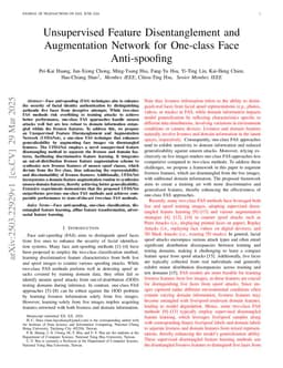 Unsupervised Feature Disentanglement and Augmentation Network for One-class Face Anti-spoofing