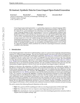 XL-Instruct: Synthetic Data for Cross-Lingual Open-Ended Generation