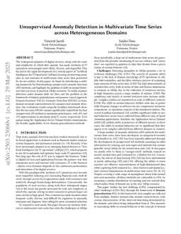 Unsupervised Anomaly Detection in Multivariate Time Series across Heterogeneous Domains